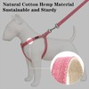 Plutus Pet Cotton Hemp Step in Dog Harness, Sustainable, Lightweight