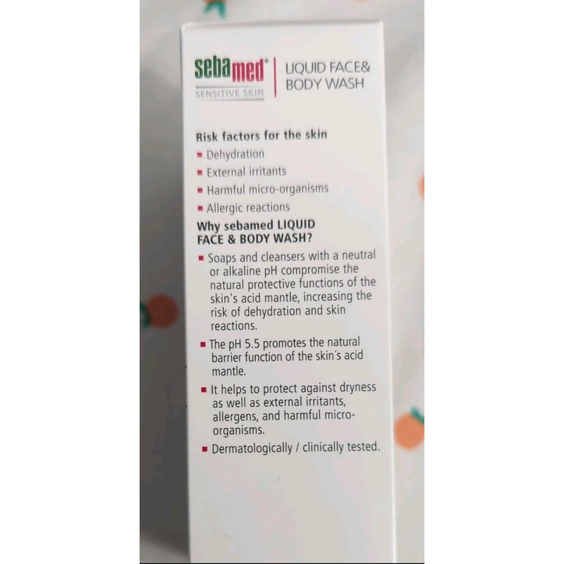 Sebamed Liquid Face & Body Wash 200ml