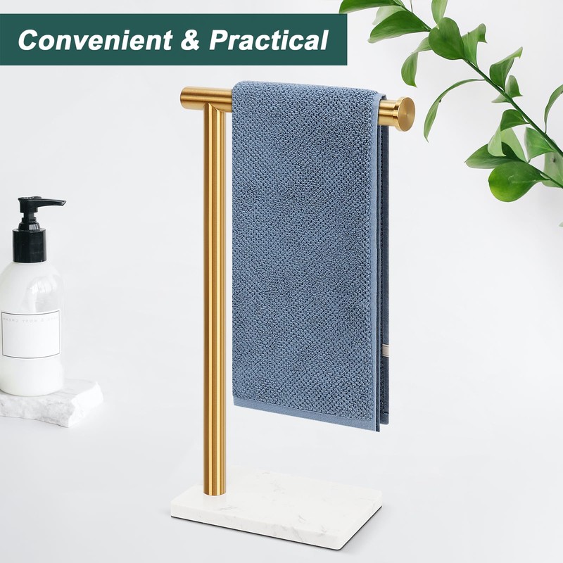 BathAce Hand Towel Holder, Hand Towel Stand for Bathroom with