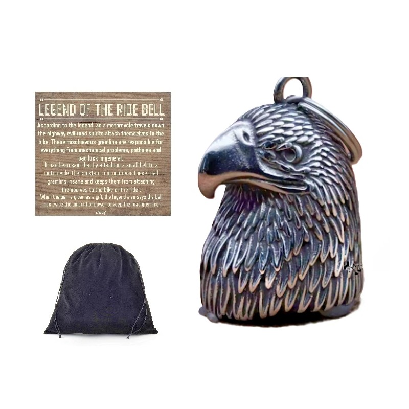 the ride bell Eagle Head Motorcycle Biker Ride Bell Gremlin