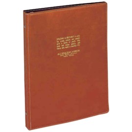 Raymay Fujii BRE170C Loose Leaf Binder B5 26-Hole Spalding Bros, Brown