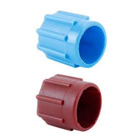 Orivin 10 Pcs R134a Hohe Niedrigen Spannung A/C Ventil Kappe Universal Kältemittel Ventil Staub Kappe Abdichtung