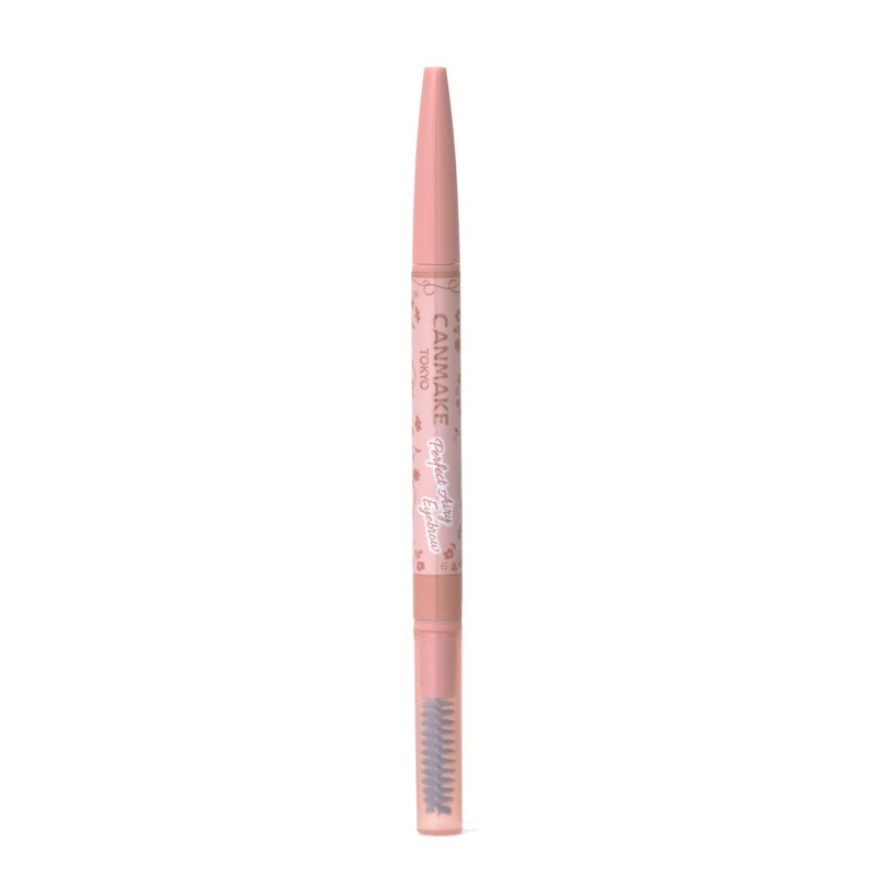 Canmake Perfect Airy Eyebrow 04 Milk Tea Brown with Brush