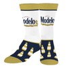 Odd Sox Modelo Beer Lovers Crew Socks for Men, Bottles,