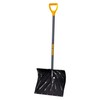 True Temper 1627200 Poly Snow Shovel/Pusher with Straight D-Grip Steel