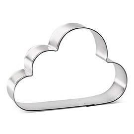 Clouds Cookie Cutter 4 Inch - Made in the USA – Foose Cookie Cutters Tin Plated Steel Clouds Cookie Mold