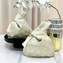 Women's Kimono Bag, Drawstring Bag, Floral Pattern, Pouch, Yukata Bag, One Handbag, Japanese Style Accessories, Coin Purse, Yukata, Japanese Pattern, Fireworks Display, Shichi-Go-San Girls, Summer