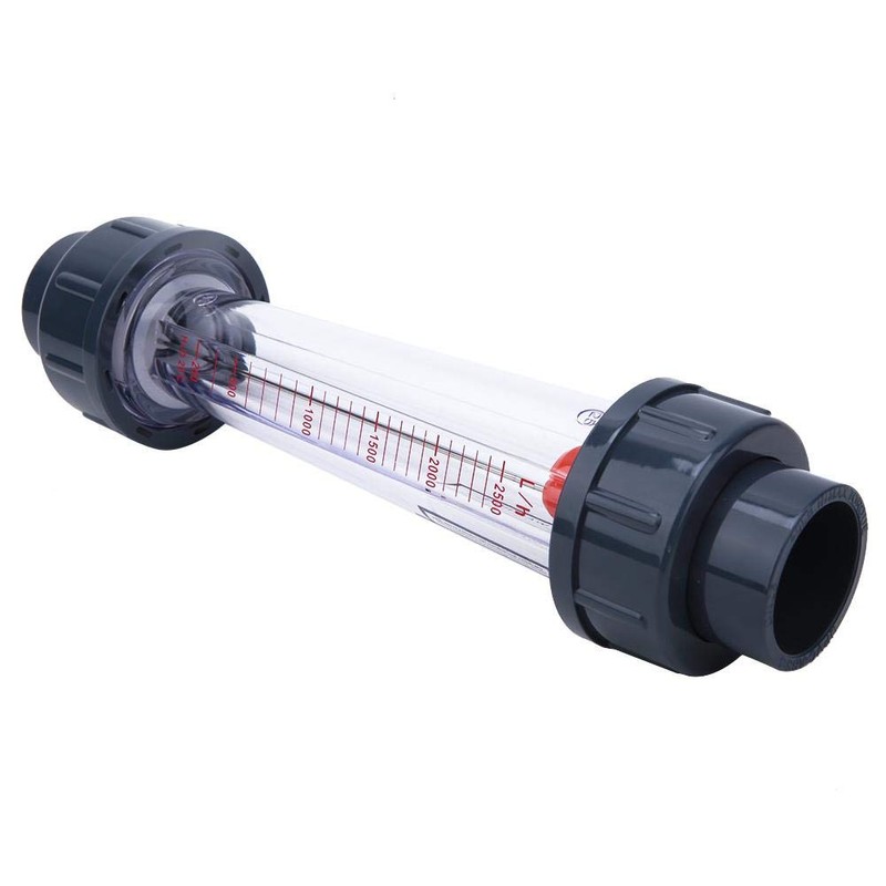 ABS Plastic Pipe Flow Meter, Plastic Flat Mouth (Inner Diameter