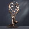 Veronese Design 9 Inch Atlas Carrying Celestial Sphere Statue Cold