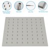 Lordear Rain Shower Head 6 Inch Solid Ultra Thin 304