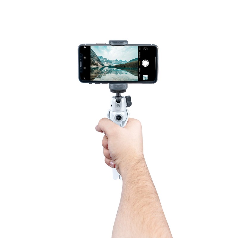 VANGUARD Vesta Mini Aluminum Tabletop Tripod with Smart Phone Holder