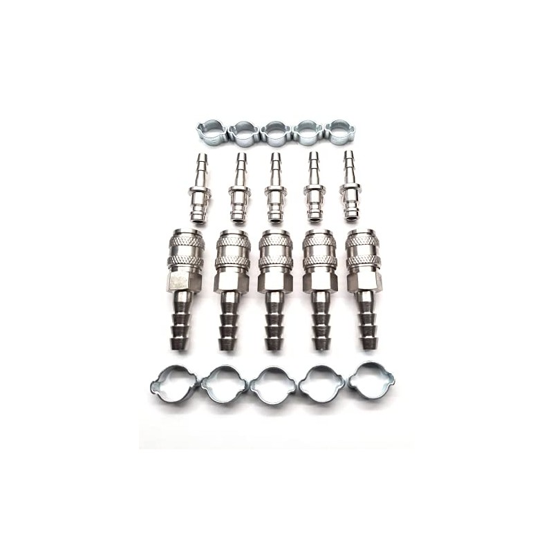 Rectus 21 Type - Quick Connector Set with 6mm Hosetail
