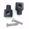 XHT(BC)- Black Round 7/8" 22mm 7/8 Inch Handlebar Riser Clamps