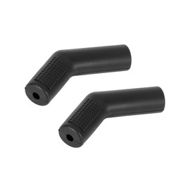 Hihaha 2pcs Black Motorcycle Gear Shifter Protector Cover Cylindrical Durable Material