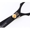 Professional Moustache Grooming Scissors, Extremely Sharp – Black, 14 cm, with Case