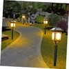 8 Sets Solar Light Stakes Path Light Replacement Stake Landscaping