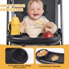 Snack Tray Compatible with Mockingbird,Nuna,Evenflo Stroller,Adjustable Stroller Snack Tray with