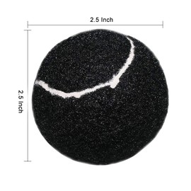 URBEST Tennis Ball 12 Packs Training Tennis Balls Practice Balls for Novice Player, Pet Dog Playing Balls with Mesh Carry Bag