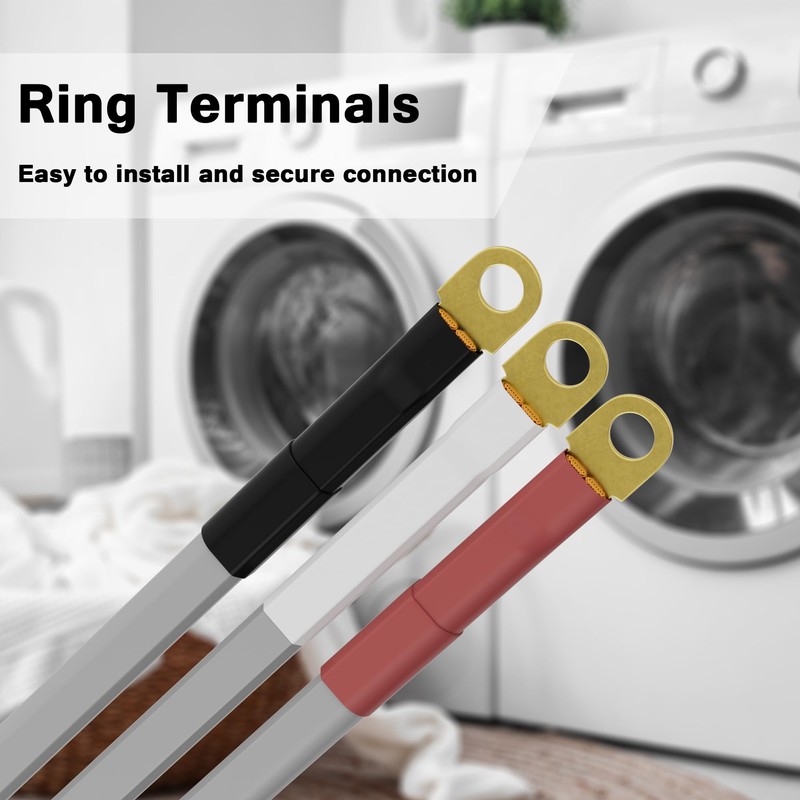 3 Prong Dryer Cord 15 FT, NEMA 10-30P to 3-Wire