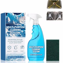 2025 New Foam Tablets and Spray Bottle,All Purpose Cleaner, Multi- Purpose Spray Cleaner for Kitchen,Cabinet,Countertops, Ovens(1pcs)