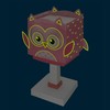 Dalber Children's Table Lamp Bedside Lamp Little Pink Owl