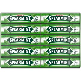 Wrigley's Gum, Spearmint, 5 Count (Pack of 40)