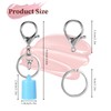 Hoohnnaa 4Pcs Lip Gloss Holder Keychain Cap for Summer Fridays,