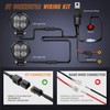 Nilight 2PCS 3Inch Led Pods Round 1500LM Built-in EMC Work