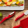 Kyocera 2349451 Double Blades Peeler, Ceramics, Red