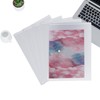Clear A4 Plastic Wallets 25 Pcs - A4 File Document