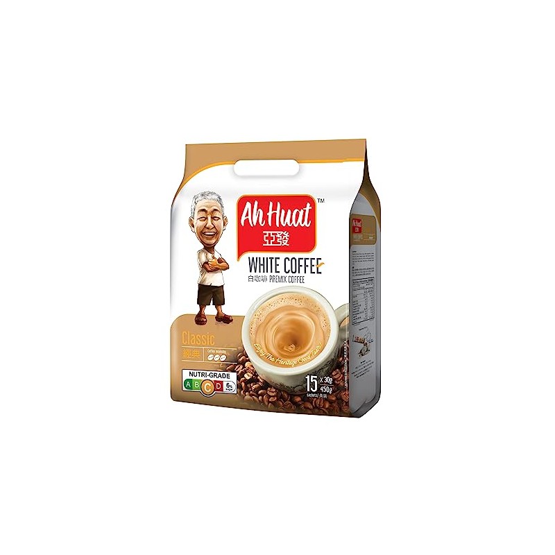 Ah Huat Classic White Coffee 30g X 15 Sachets