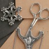 6 Pcs Embroidery Scissors Kit, Golden Exquisite Retro Scissors European