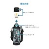 THERMOS Vacuum Insulated 2-Way Bottle 1L/1.03L Black Aqua with Direct