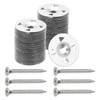 PATIKIL 1-1/8 Insulation Washers, 100 Set 28mm Metal Foam Board