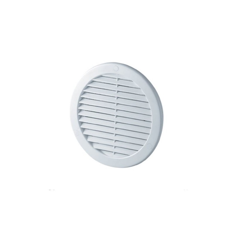 Circle Air Vent Grille Cover 187mm (7.36inch) White ABS Plastic