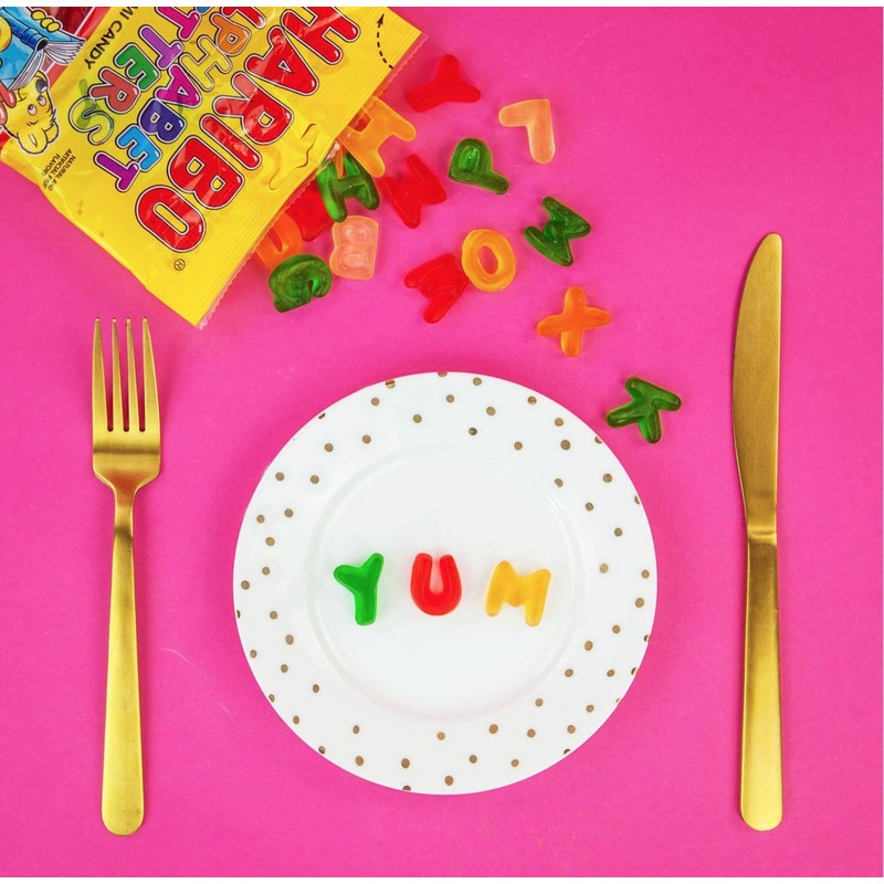 HARIBO Gummi Candy, Alphabet Letters, 5 oz. Bag (Pack of