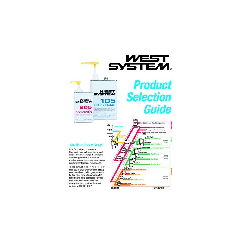West System 105-A Epoxy Resin,Clear Pale Yellow