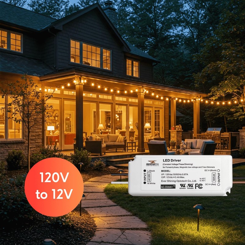 Ironsmith Lighting Products LED Driver with Triac Dimming Transformer -