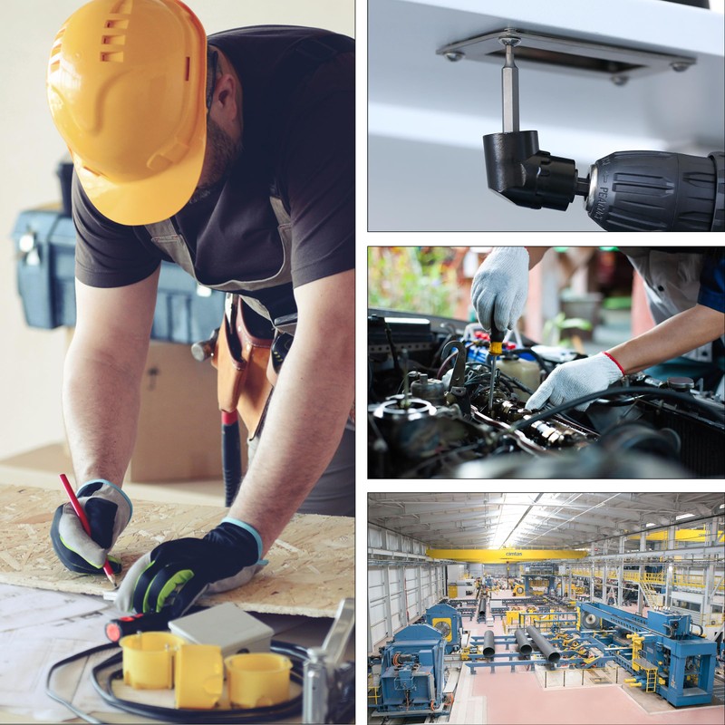 Bates- Socket Adapter Extension Set with Right Angle Drill Attachment,