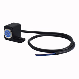 CNC LED Motorcycle Handlebar Switch ATV Bike 12V ON-OFF Headlight Fog Light Switch Waterproof Overload Protection Blue Light