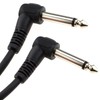 kenable 6.35mm 90 Degree Right Angle Jack Audio Mono Guitar
