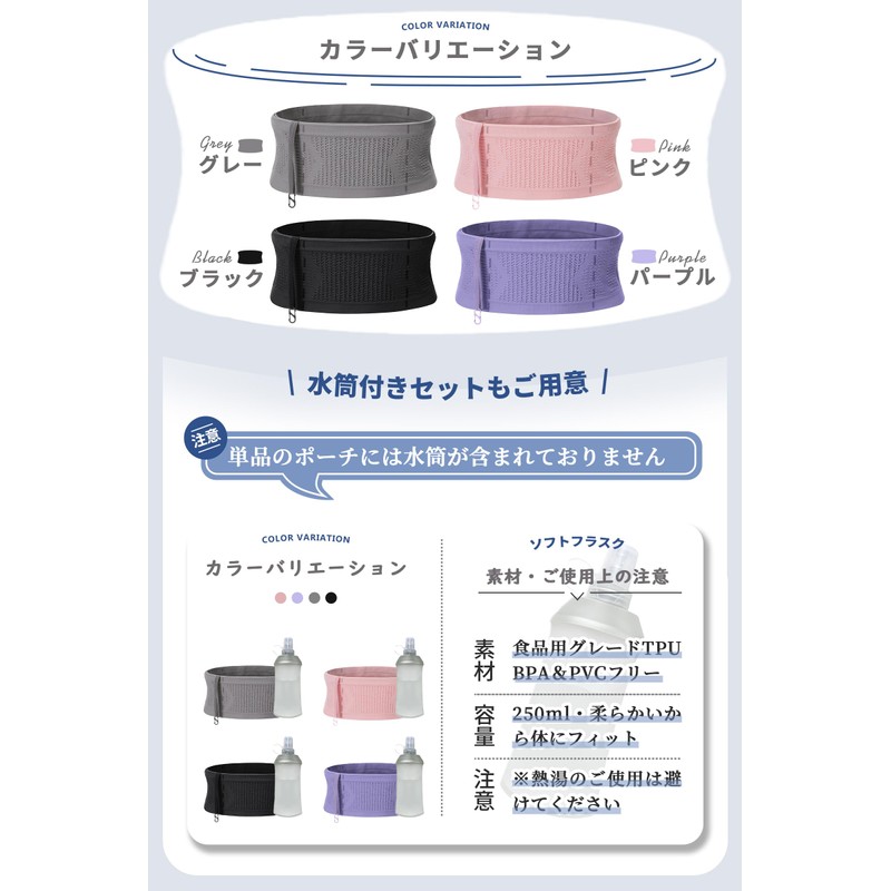 Running Pouch, 4 Divided Independent Pockets, 2025 New, Running Pouch,