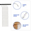 DFQHSCTE 5 Pack Wardrobe Space Saving Hangers, Metal Wardrobe Organizer,