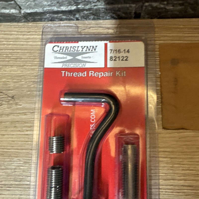 Chrislynn Precision Professional Thread Repair Kit 82122 7/16