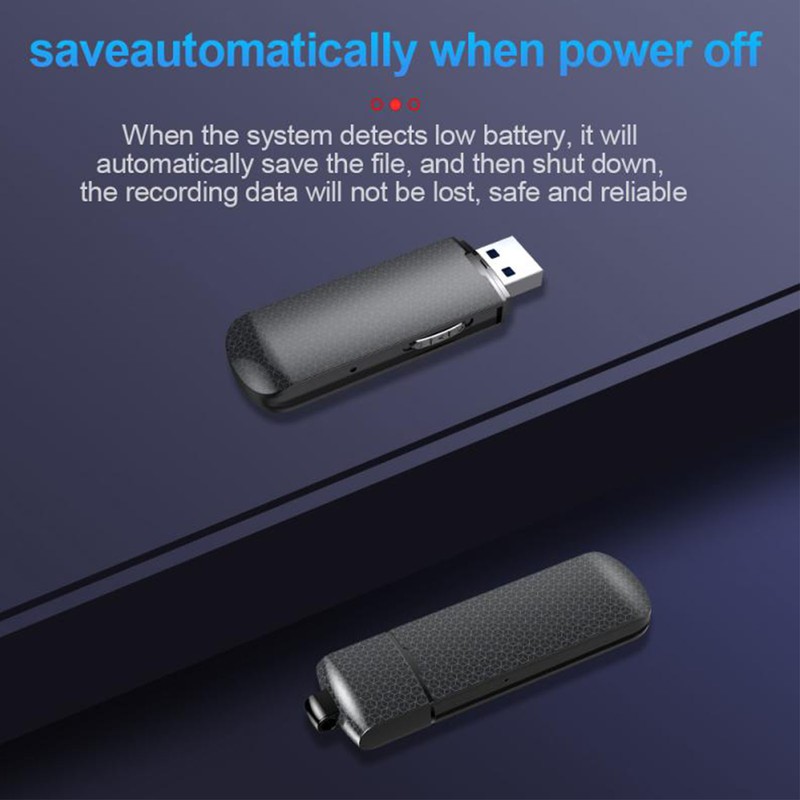 USB Flash Drive Voice Recorder Dual Modes Switching Digital Audio