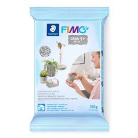 STAEDTLER 8150-G8 FIMOair Granite-Effect - Air-Drying Modelling Clay, 350g - Granite/Grey (Pack of 1)