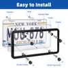 License Plate Frame, 2 Pack License Plate Cover, License Plate
