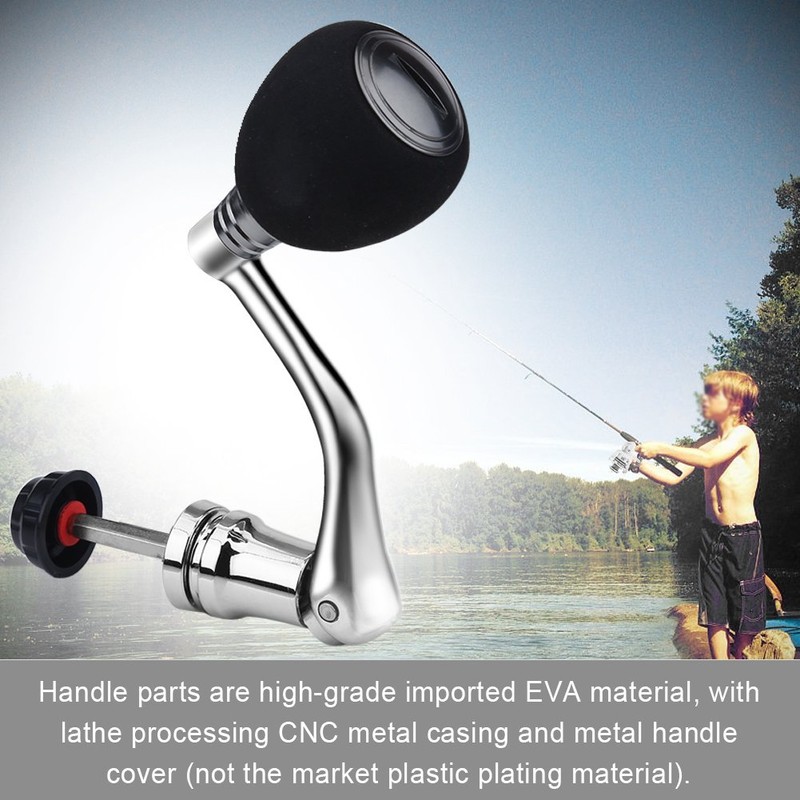 Tbest Metal Rocker Arm Grip Fishing Spinning Reel Handle Grip
