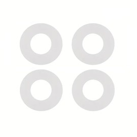 4 PCS Flush Valve Base Sealing Washer, 63x33x3mm, Toilet Flush System Replacement, Flush Valve Seal, Flush Valve Seal Compatible, Flush Valve Repair