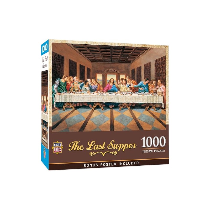 MasterPieces The Last Supper - Rompecabezas de 1000 piezas, rompecabezas